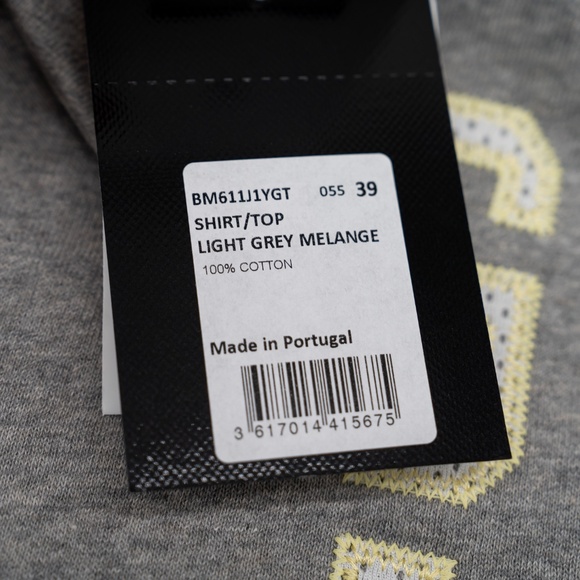 size 39 Givenchy College Shirt Grey Melange - Picture 5 of 7